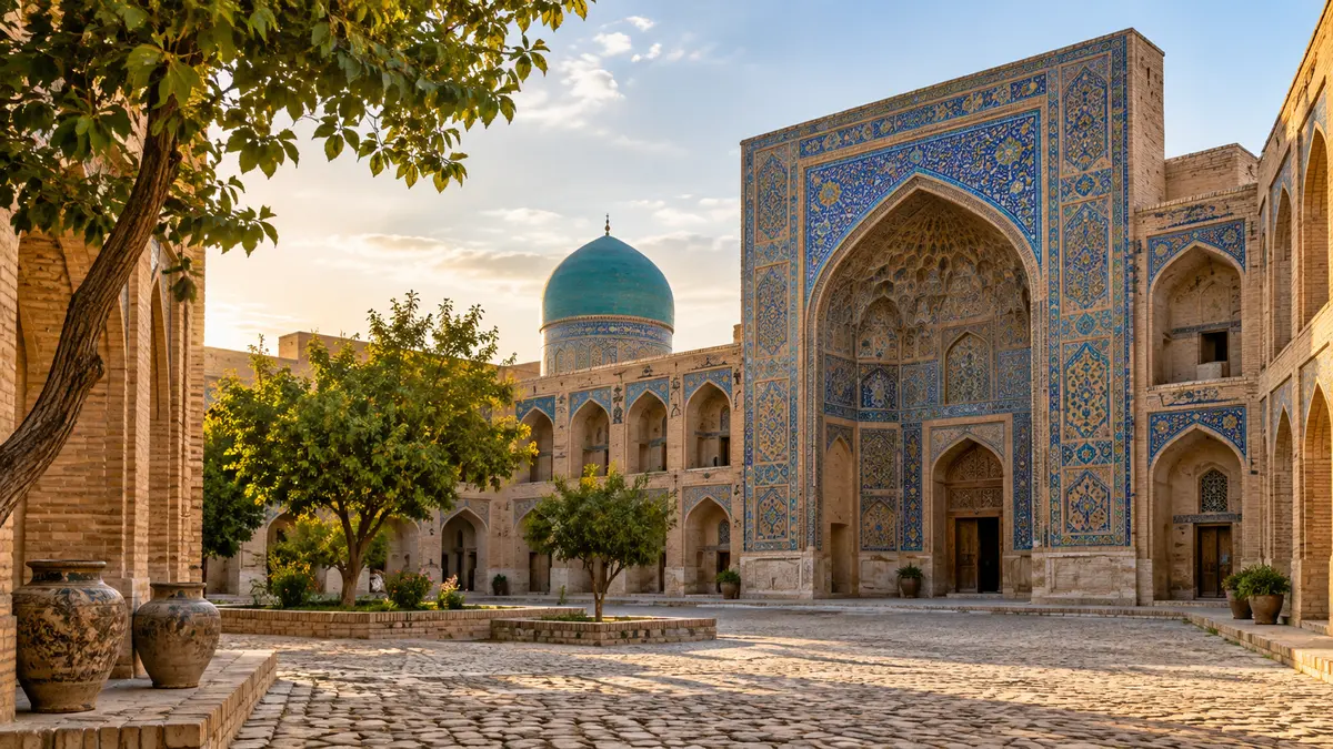 Silk Road courtyard architecture Silk Road courtyard architecture